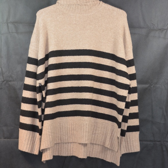 Cowl Neck Striped Sweater SZ XXL NWT - Picture 6 of 6